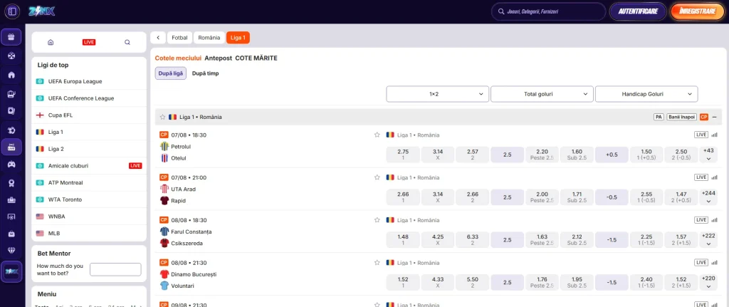 Zinx – pariuri online